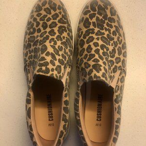 Leopard Slip On Sneaker Flatform